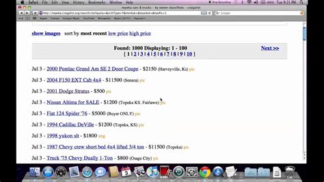 craigslist Cars & Trucks - By Owner for sale in Tulsa, OK. . Craigslist topeka cars for sale by owner